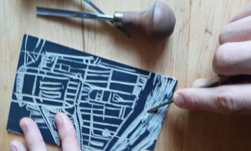 IlFoglio - Plaque en linoléum pour gravure, 30 x 40 cm x 2 mm