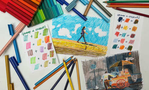 800 600 Dessin aux feutres et crayons de couleurCN. Tournesac